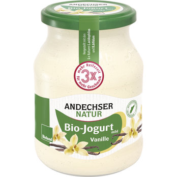 Andechser Yaourt vanille bio 500g